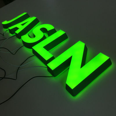 Letras acrílicas Logo Super Bright Outdoor Waterproof do diodo emissor de luz do grande alfabeto