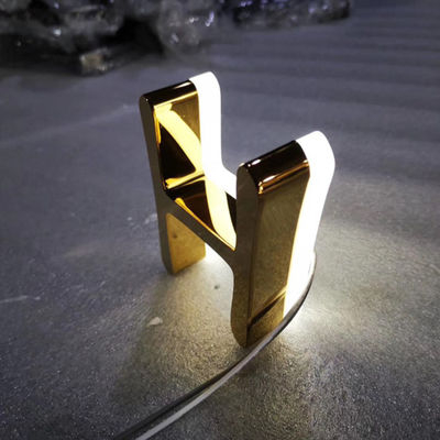 Profundidade fabricada do sinal 3cm-15cm da letra do logotipo 3D da loja