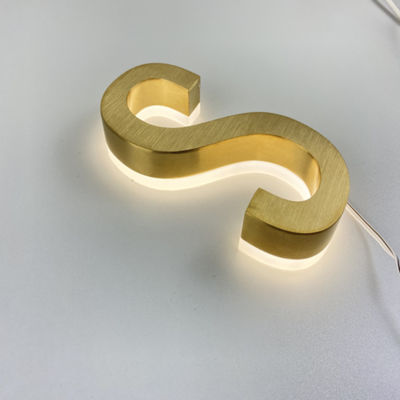 Escove a letra Signgold Logo Light Up retroiluminado dos Ss 3d 20mm