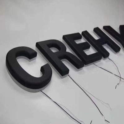 CE retroiluminado de iluminação branco ROHS do sinal da letra de canal do Signage de Shopfront do metal