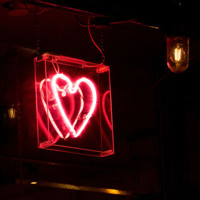 amor Highspan do casamento das letras de 8-10mm Dia Tube Light Up Neon