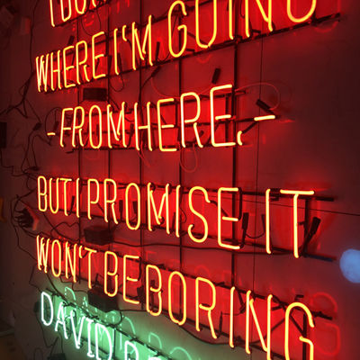 Sinais claros de néon da palavra dos quadros do metal da decoração da loja para a parede