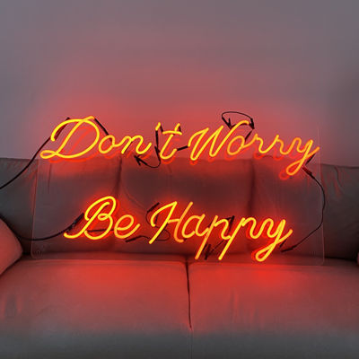 O alfabeto feito sob encomenda exterior do sinal de néon rotula a iluminação 12VDC vermelha