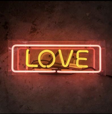 Placa feita sob encomenda do sinal de néon do amor do casamento para o ODM do OEM do quarto