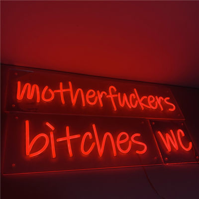 A loja iluminada conduziu a vida da hora do logotipo 50000-80000 da luz do sinal de néon