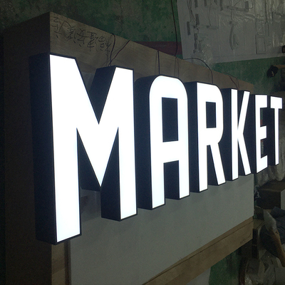 Advertising Led 3D Market Illuminated Channel Letter IP67 Waterproof